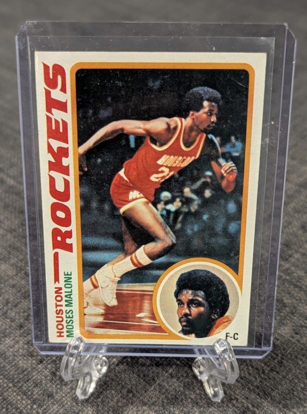 1979-80 Topps Moses Malone #38 Houston Rockets Hall of Fame Vintage NBA